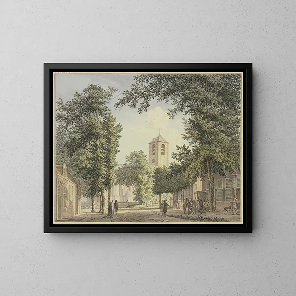 Lis à Haarlem - Paulus van Liender — gerahmtes Bild an der Wand