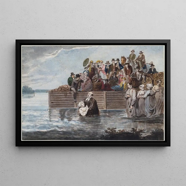 Pavel Petrovich Svinin - A Philadelphia Anabaptist Immersion during a Storm.webp