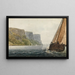 Das Passagierschiff Mohawk aus Albany, das die Palisaden passiert - Pavel Petrovich Svinin — gerahmtes Bild an der Wand