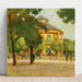 Reproduktion des Gemäldes Pavillon de plaisance, Prater, Vienne - Carl Moll