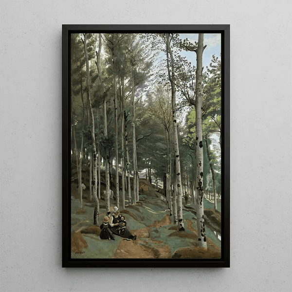 Reproduktion des Gemäldes Bretonisches Landschaftsgemälde - Jean-Baptiste Camille Corot
