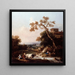 Landschaft - Francesco Zuccarelli — gerahmtes Bild an der Wand