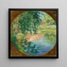 Landschaft - Lilly Walther — gerahmtes Bild an der Wand