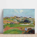 Reproduktion des Gemäldes Landschaft am Pouldu von Paul Gauguin