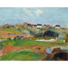 Reproduktion des Gemäldes Landschaft am Pouldu von Paul Gauguin