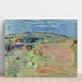 Reproduktion des Gemäldes Landschaftsgemälde mit Weizenfeld und Ochsen - Raoul Dufy