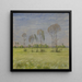 Landschaft im Frühling - Hermann Dumler — gerahmtes Bild an der Wand