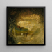Landschaftsgemälde mit Bäumen und Vieh - Albert Pinkham Ryder — gerahmtes Bild an der Wand