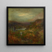 Landschaft mit Figuren - Petrus van der Velden — gerahmtes Bild an der Wand