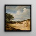 Landschaft mit Dünen - Guillam Dubois — gerahmtes Bild an der Wand