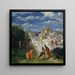 Landschaft mit dem Martyrium des heiligen Sebastian - Albert Welti — gerahmtes Bild an der Wand