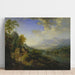 Reproduktion des Gemäldes Landschaft mit Fluss - Christian Georg Schütz der Ältere