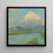 Landschaft mit Fluss - udovt ordk — gerahmtes Bild an der Wand