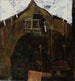 Landschaft mit einer Krähe - Egon Schiele — Ansicht des Kunstwerks