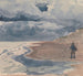 Landschaft mit einem Mann am Strand - William Collins — Ansicht des Kunstwerks