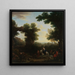 Klassische Landschaft mit Zigeunern - John Wootton — gerahmtes Bild an der Wand