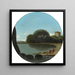 Küstenlandschaft mit Figuren - Goffredo Wals — gerahmtes Bild an der Wand