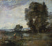 Sommerlandschaft Gemälde - Jean-Baptiste-Camille Corot — Ansicht des Kunstwerks