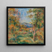 Landschaft von Cagnes - Pierre-Auguste Renoir — gerahmtes Bild an der Wand