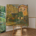 Reproduktion des Gemäldes Landschaft der Riviera Ligure, Italien - Carl Moll