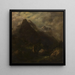 Berglandschaft - Carl Wagner — gerahmtes Bild an der Wand