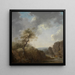 Berglandschaft mit Bach und Herde - Johann Christian Brand — gerahmtes Bild an der Wand