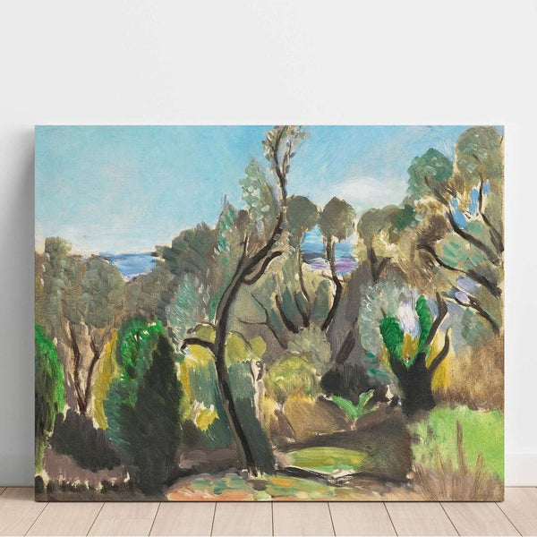 Reproduktion des Gemäldes Landschaft des Mont-Boron - Henri Matisse