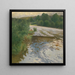 Flusslandschaft - Adolf Kaufmann — gerahmtes Bild an der Wand