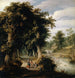 Flusslandschaft mit Eichenwald - Alexander Keirincx — Ansicht des Kunstwerks