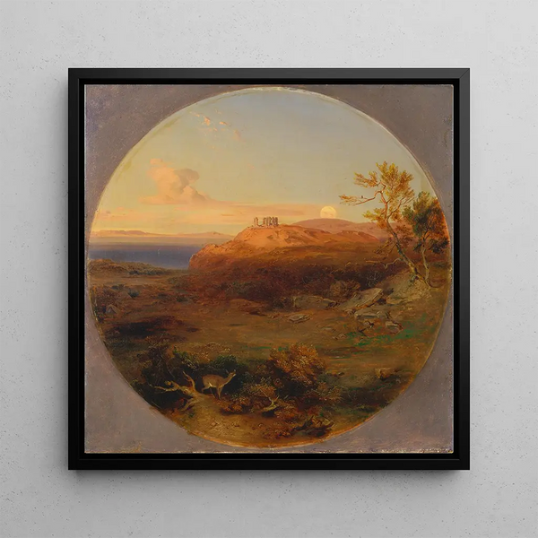 Paysage grec sur l'île d'Égine - Carl Rottmann