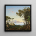 Landschaft kursiv - Janus Andreas Bartholin la Cour — gerahmtes Bild an der Wand