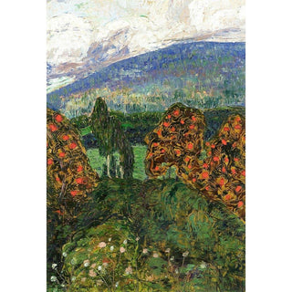 Paysage norvégien - Konrad Mägi | Reproduction Tableau Décoration murale affiche copie