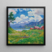 Frühlingslandschaft - Giovanni Giacometti — gerahmtes Bild an der Wand