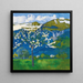 Frühlingslandschaft - Max Buri — gerahmtes Bild an der Wand