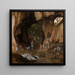 Landschaft mit nomadischen Familien 2 - Cornelis van Dalem — gerahmtes Bild an der Wand