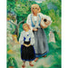 Reproduktion des Gemäldes Bauernmädchen in traditioneller Tracht - Moïse Kisling