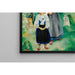 Reproduktion des Gemäldes Bauernmädchen in traditioneller Tracht - Moïse Kisling