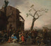 Bauern tanzend - Johannes Lingelbach — Ansicht des Kunstwerks