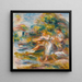 Fischerinnen La Ligne - Pierre-Auguste Renoir — gerahmtes Bild an der Wand