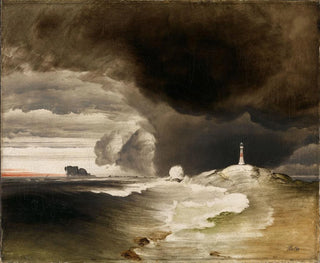 Peder Balke - Lighthouse on the Norwegian Coast.webp