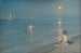 Jungen beim Baden in Skagen, Sommerabend - Peder Severin Krøyer — Ansicht des Kunstwerks