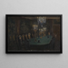 Innenraum - Peder Severin Krøyer — gerahmtes Bild an der Wand