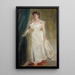 Portrait der Gräfin Lillie Suzanne Raben-Levetzau - Peder Severin Krøyer — gerahmtes Bild an der Wand