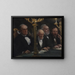 Gruppenporträts - Peder Severin Krøyer — gerahmtes Bild an der Wand