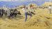 Battage in den Abruzzen, Civita d'Antino - Peder Severin Krøyer — Ansicht des Kunstwerks