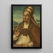 Portrait des Papstes Sixtus IV. della Rovere - Pedro Berruguete — gerahmtes Bild an der Wand