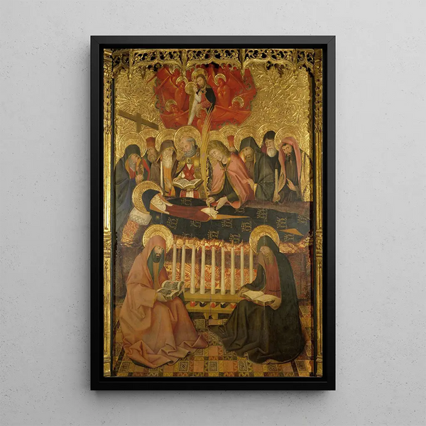 Dormition de la Vierge - Pedro García de Benavarre — gerahmtes Bild an der Wand