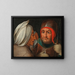 Ein Soldat und eine Bäuerin - Peeter Baltens — gerahmtes Bild an der Wand