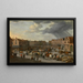 Der alte Viehmarkt in Antwerpen - Peeter van Bredael — gerahmtes Bild an der Wand