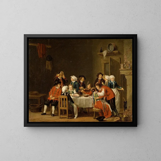 Pehr Hillestrm - Convivial Scene in a Peasants Cottage.webp